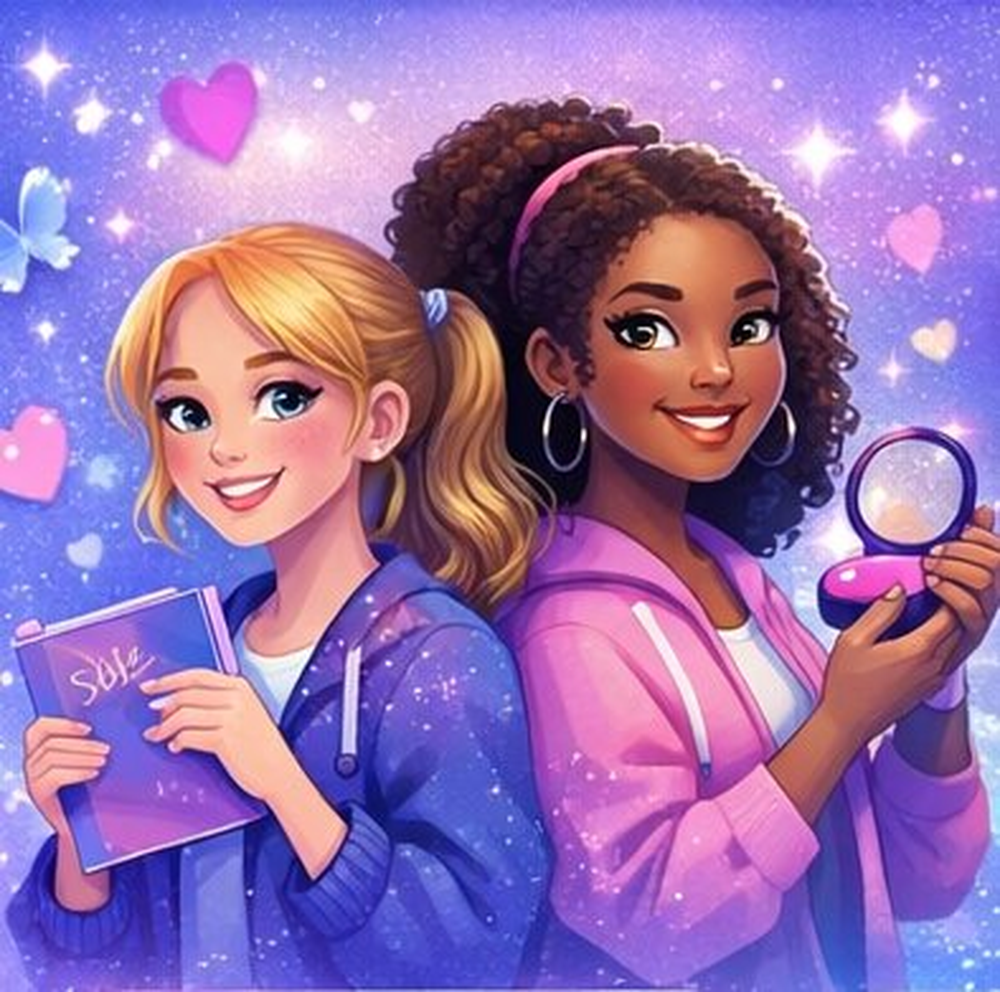 Glow and Grow Girls illustration